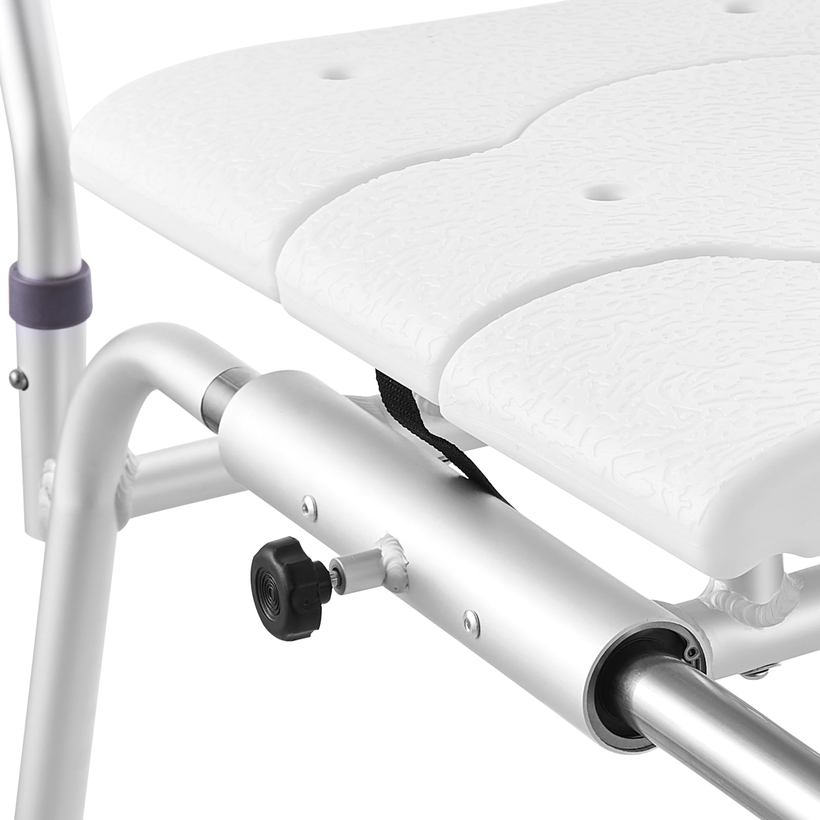 Sliding Tub Transfer Bench Shower Chair & Cut-Out Seat Reversible Backrest_voghion.com